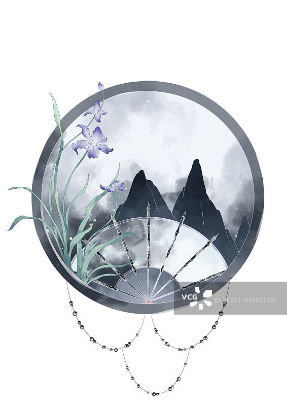 鸢尾花图片素材