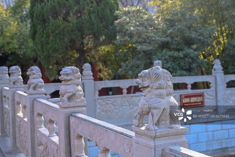 中国开封大相国寺景区建筑图片素材