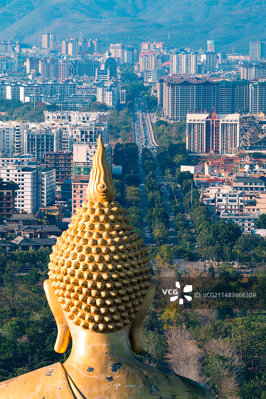 西双版纳大佛寺图片素材