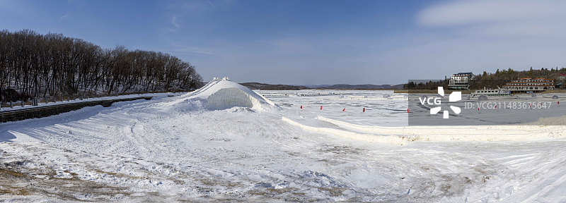 镜泊湖图片素材