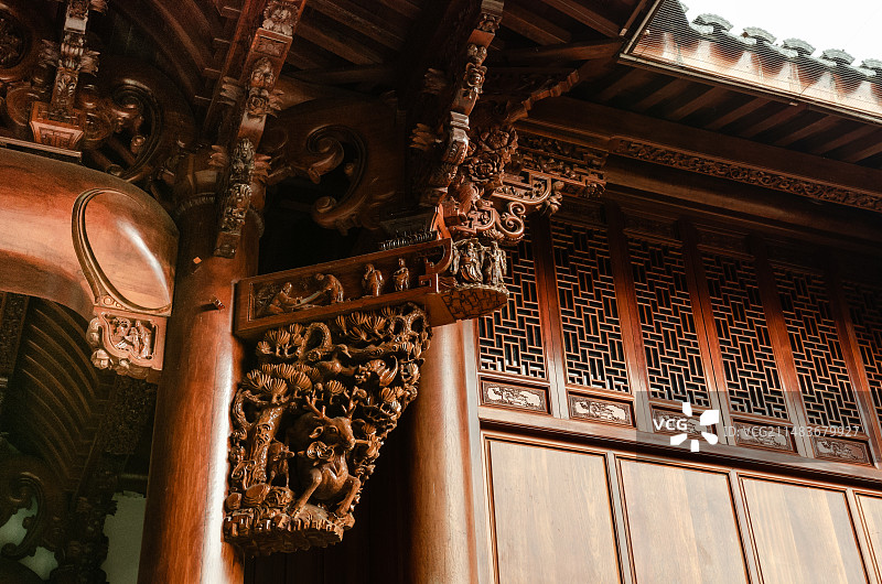 红木木雕牛腿图片素材