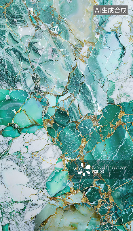 【AI数字艺术】冰封的湖面上漂浮的树叶的全帧照片图片素材