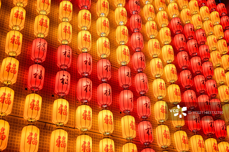 上海豫园龙年灯会庙会图片素材