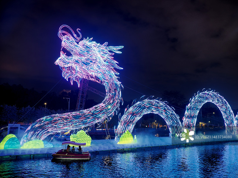 越秀公园灯会图片素材