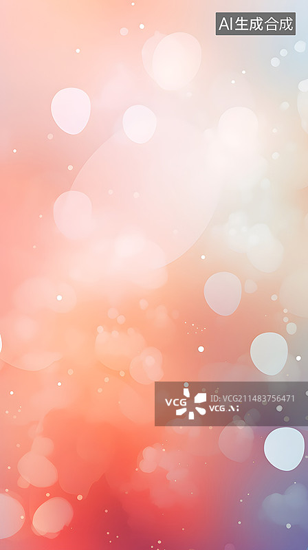【AI数字艺术】抽象光斑手机壁纸图片素材