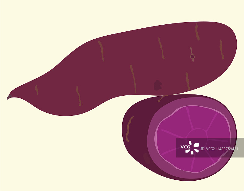 紫薯黑薯紫心甘薯紫肉甘薯图片素材