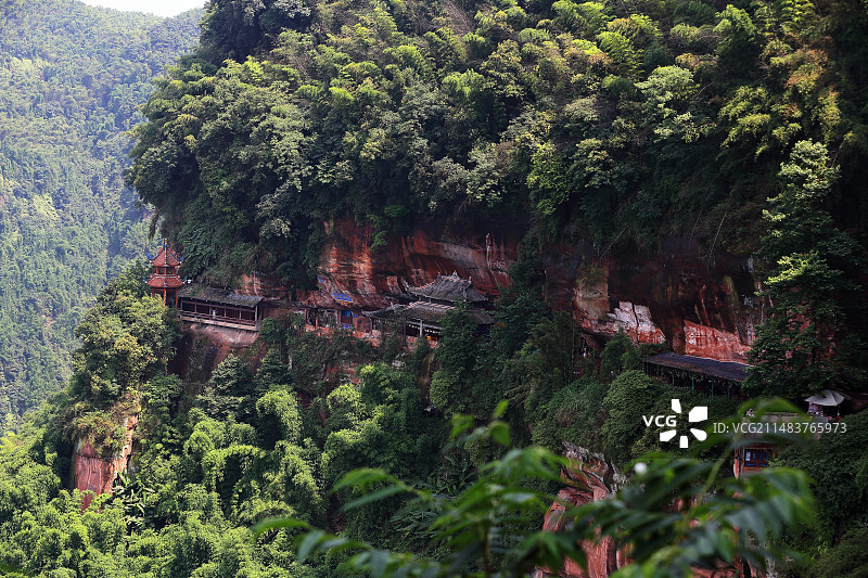 中国四川省宜宾市蜀南竹海风景区天宝寨景点图片素材