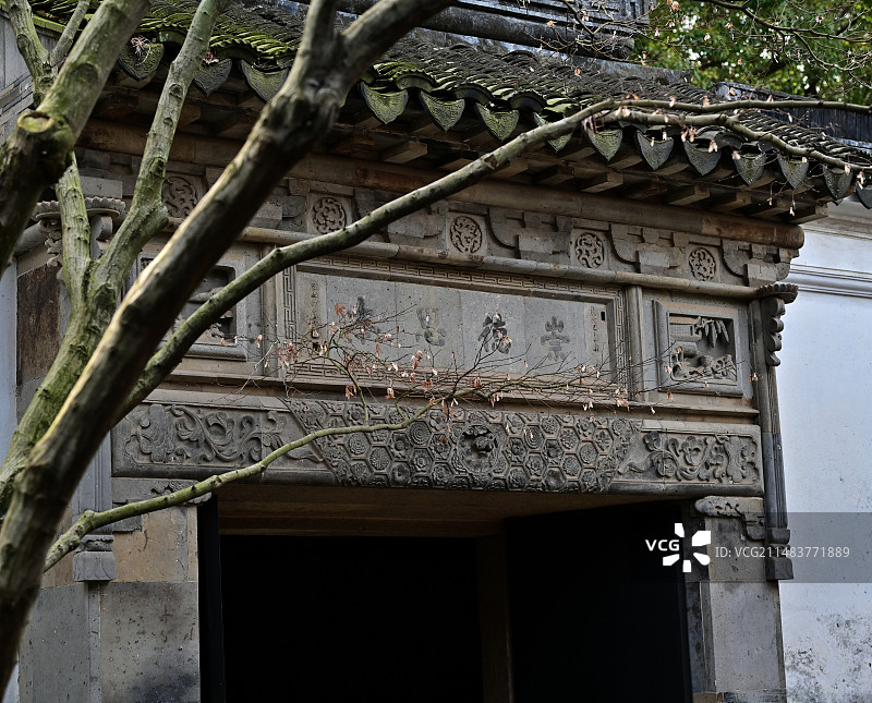 苏州同里古镇崇本堂（江南水乡婚俗馆）图片素材