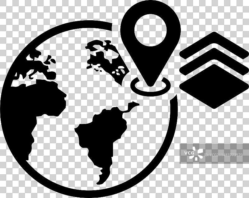 GPS信息图标图片素材