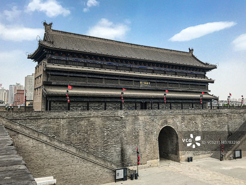 西安城墙图片素材