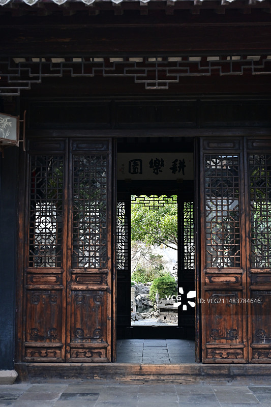 苏州同里古镇耕乐堂图片素材