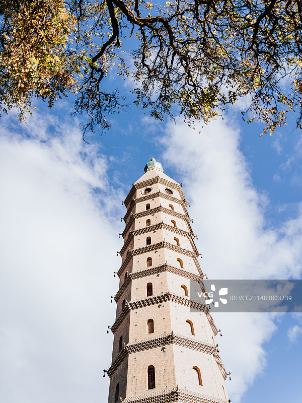 银川承天寺图片素材