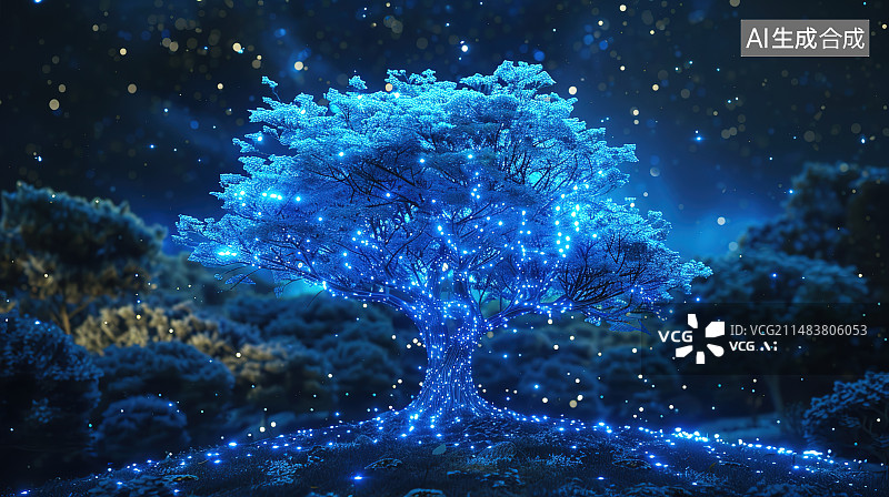 【AI数字艺术】水母在海里游泳的特写镜头图片素材