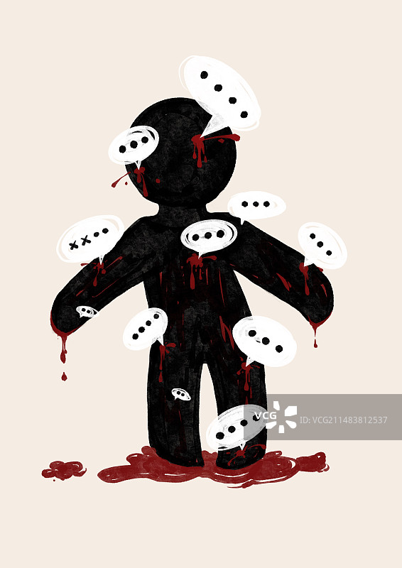 网络暴力图片素材