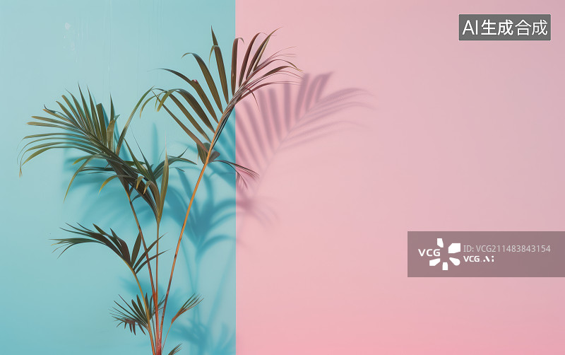 【AI数字艺术】清新简洁的ppt背景图片素材