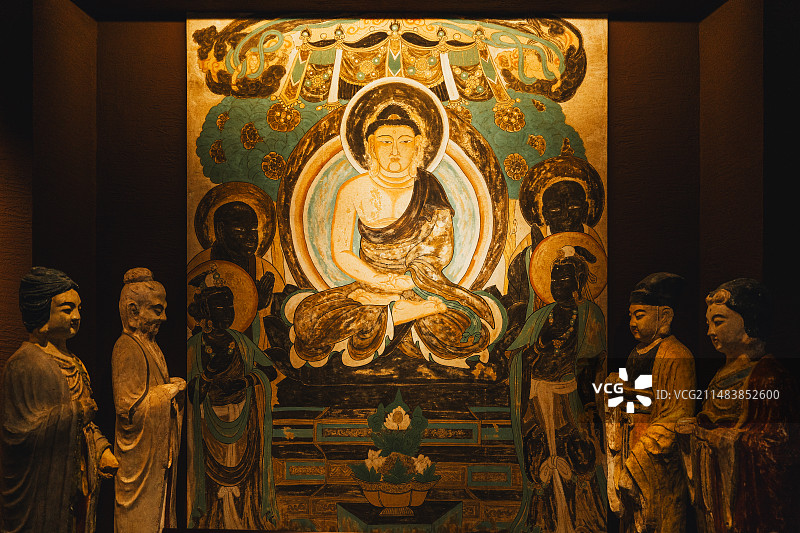 银川西夏王陵西夏博物馆图片素材