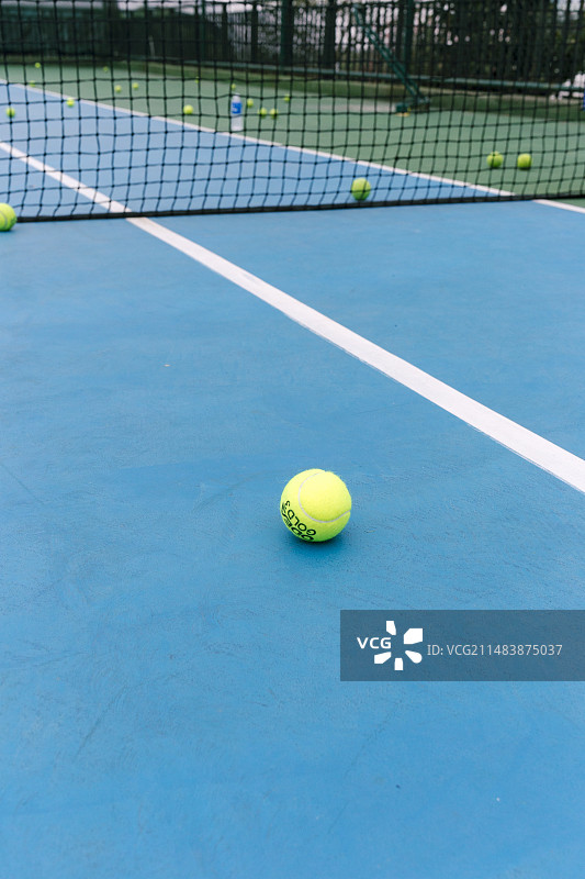 网球与网球场图片素材