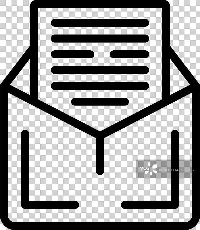 邮件文本信息图标轮廓系统学生图片素材