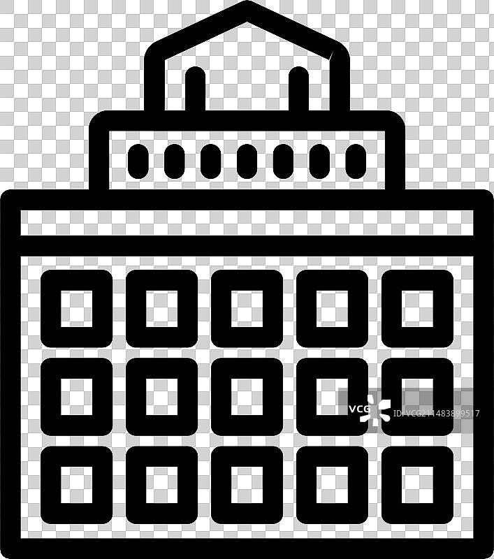 悉尼市政中心图标轮廓图片素材