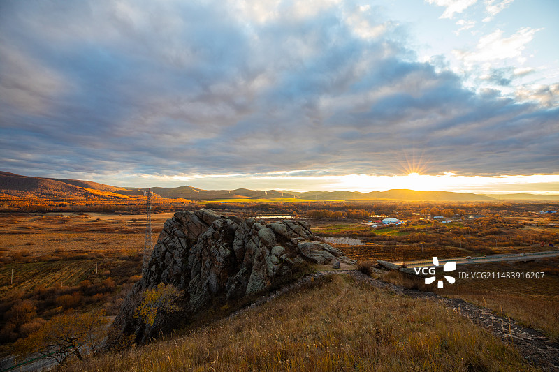 阿尔山玫瑰峰图片素材