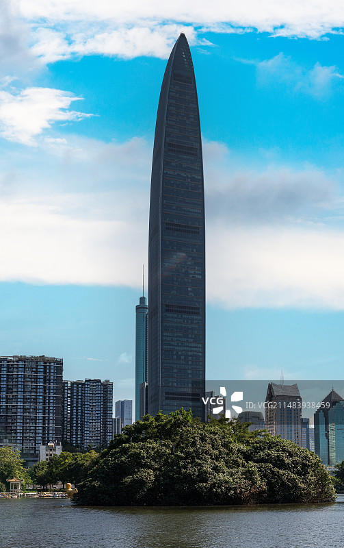 深圳荔枝公园城市风光图片素材