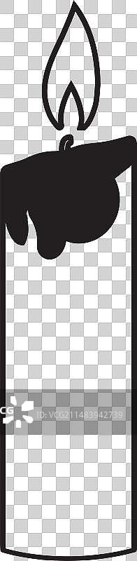 蜡烛图标图片素材