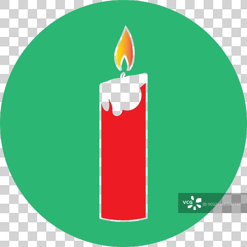 蜡烛图标图片素材