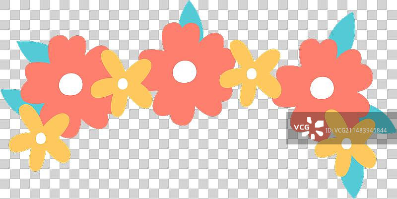 花卉发带图标图片素材