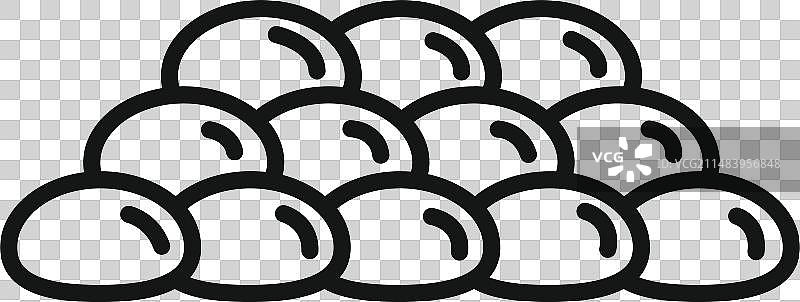 小扁豆图标：生态农业图片素材