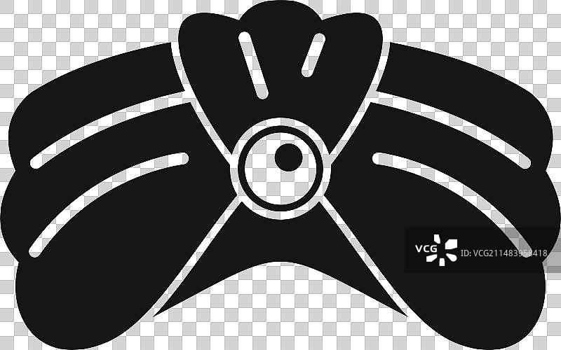 戴头巾的人图标简约沙漠服饰图片素材