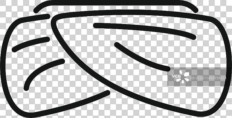 穆斯林头巾轮廓民族宗教图标图片素材