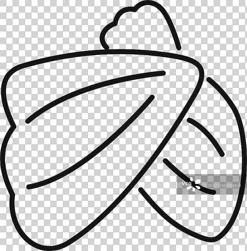 亚洲穆斯林头巾图标图片素材