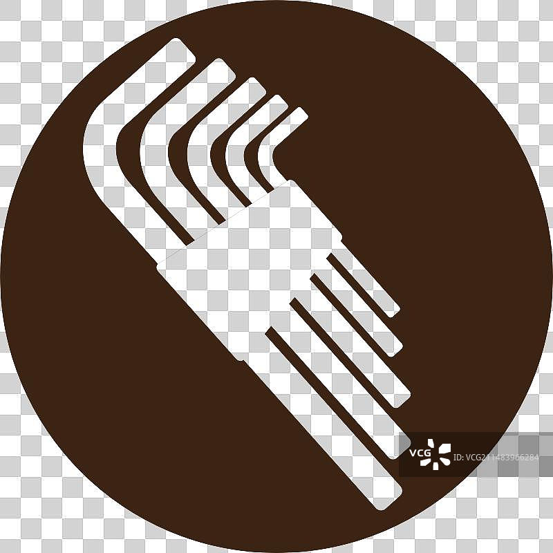 内六角扳手图标图片素材