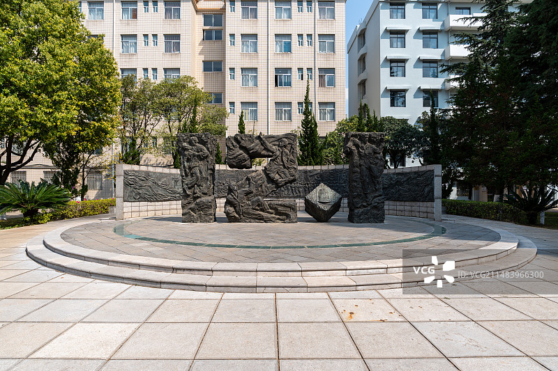 昆明西南联大纪念碑图片素材