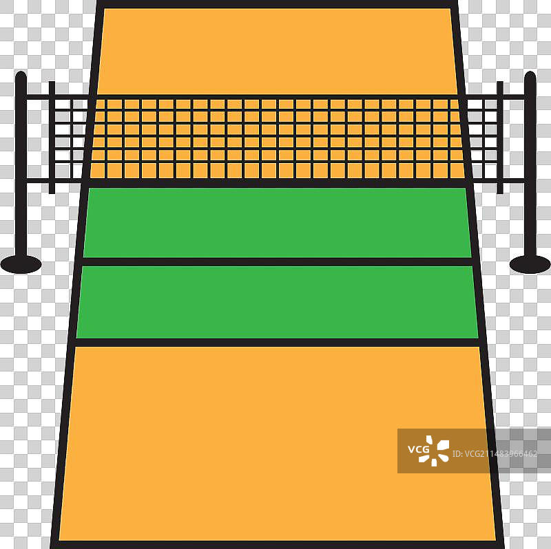 排球场图标图片素材