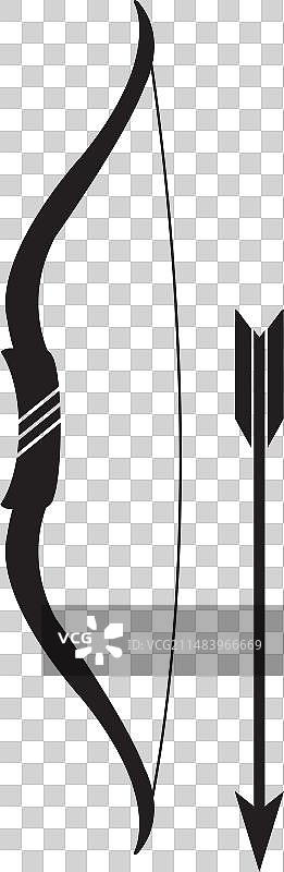 弓箭图标图片素材