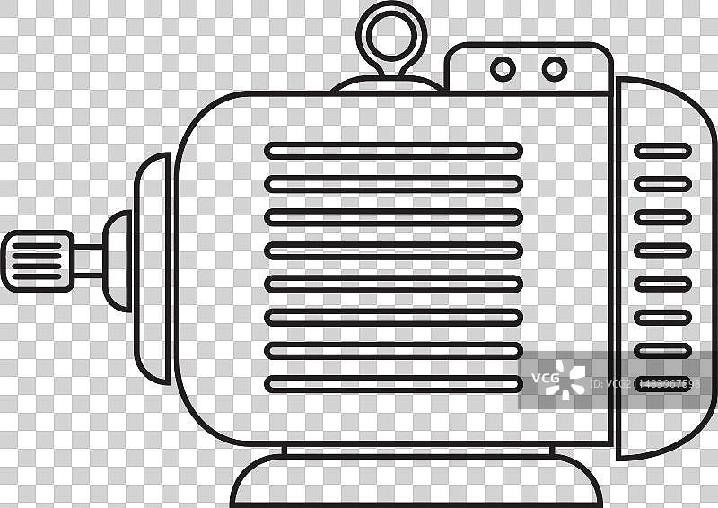 电动机图标图片素材