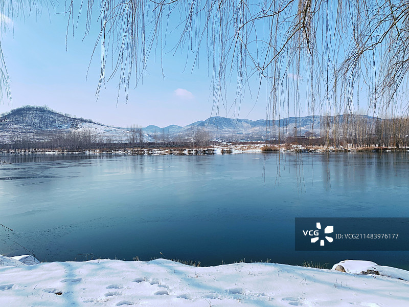 初春汶河雪景       摄于沂南县汶河岸畔。图片素材