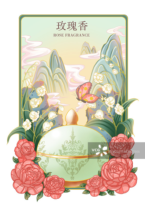 玫瑰香膏图片素材
