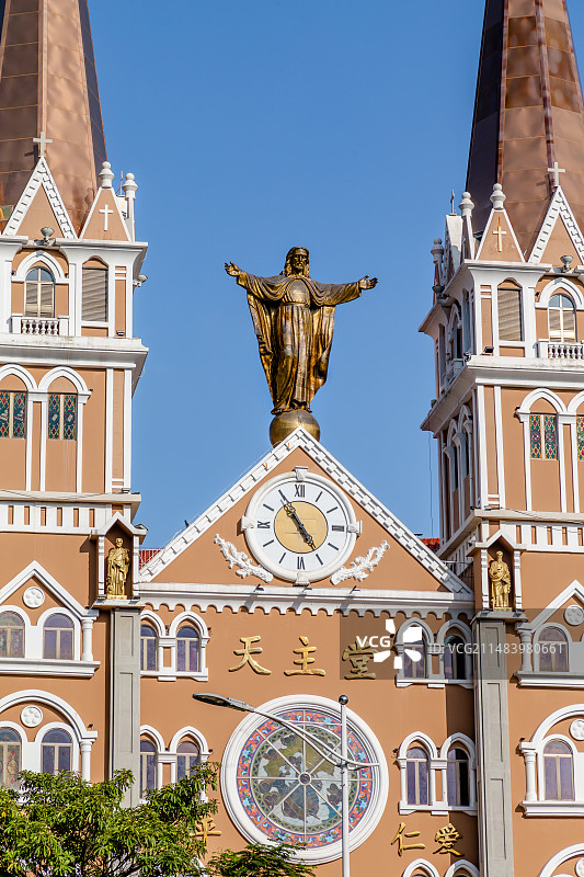 深圳宝安耶稣君王堂，天主教堂图片素材