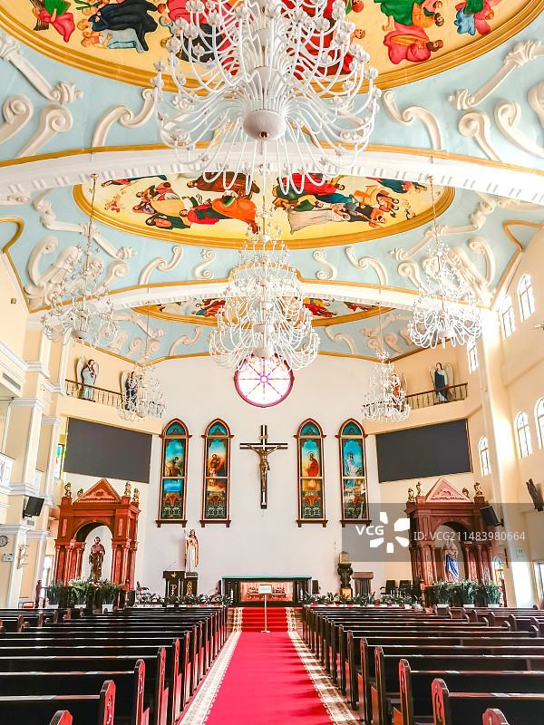 深圳宝安耶稣君王堂，天主教堂图片素材