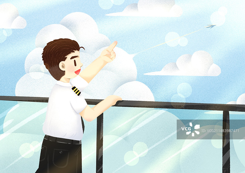 民航飞行员图片素材