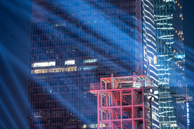 城市建筑与股市金融图片素材