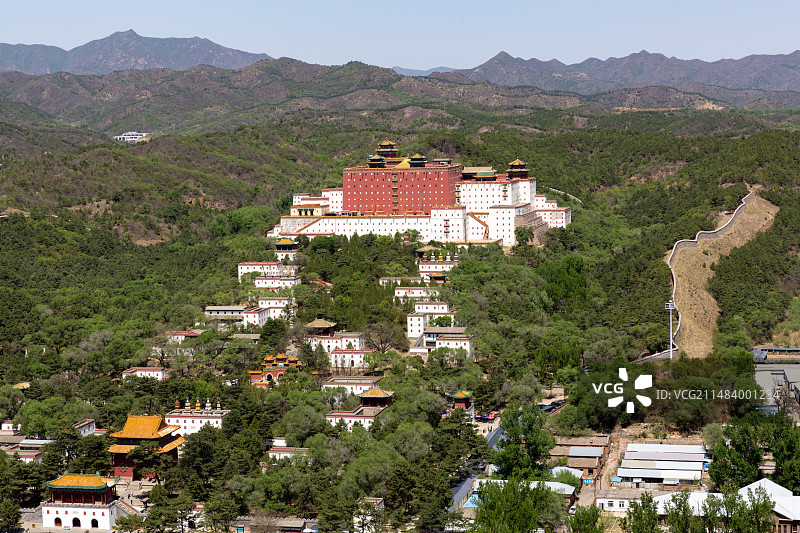 藏式建筑 藏传佛教 普陀宗乘之庙图片素材