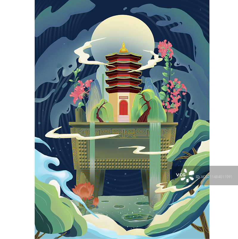 文峰塔图片素材