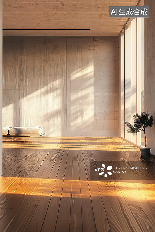 【AI数字艺术】现代建筑内部景观图片素材