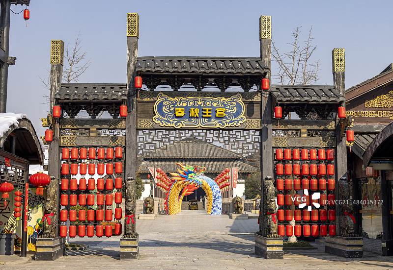 淹城春秋乐园春秋王宫图片素材