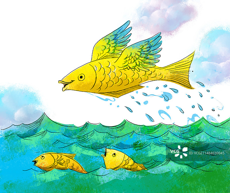 一条有创新的鱼图片素材