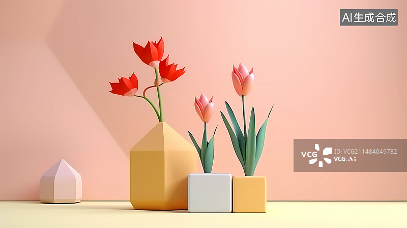 【AI数字艺术】春天背景图片素材