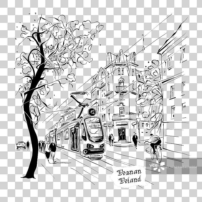 波兰波兹南的秋天图片素材